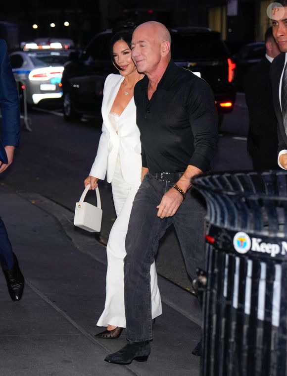 Jeff Bezos et Lauren Sanchez lors d'un événement à New York. Photo par The ImageDirect / Bestimage