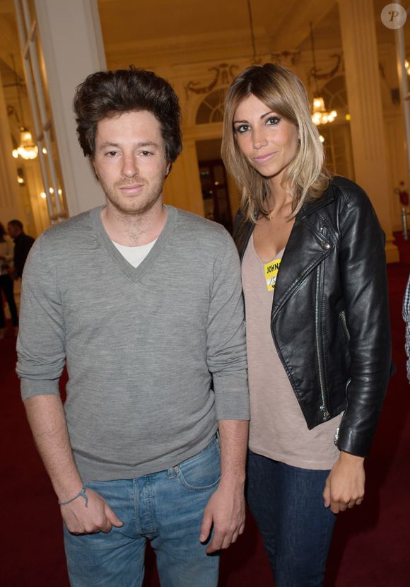 Exclusif - Jean Imbert et Alexandra Rosenfeld - People au Theatre de Paris pour les 70 ans de Johnny Hallyday. Le 15 juin 2013, Borde-Corlouer-Jacovides-Moreau / Bestimage