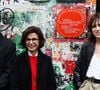 En effet, la Maison Gainsbourg, où l'artiste a vécu jusqu'à sa mort, traverse une mauvaise passe depuis quelques mois : le tribunal de commerce de Paris a acté le placement en redressement judiciaire de la société qui l'exploite le 18 septembre 2024, rapportait Europe 1, le 3 octobre 2024.
Ben Attal, Rachida Dati (ministre de la culture), Charlotte Gainsbourg lors de la cérémonie de dévoilement de la plaque "Maison des Illustres" de la Maison Gainsbourg à Paris, France, le 2 avril 2024. © Christophe Clovis/Bestimage