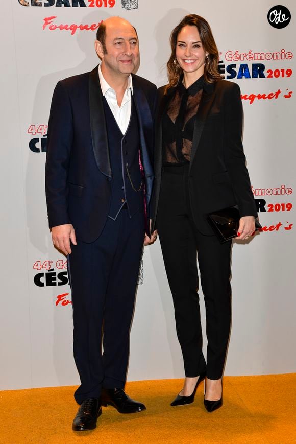 Kad Merad et sa compagne Julia Vignali - Photocall du dîner de la 44ème cérémonie des César au Fouquet’s à Paris. Le 22 février 2019
© Pierre Perusseau / Bestimage