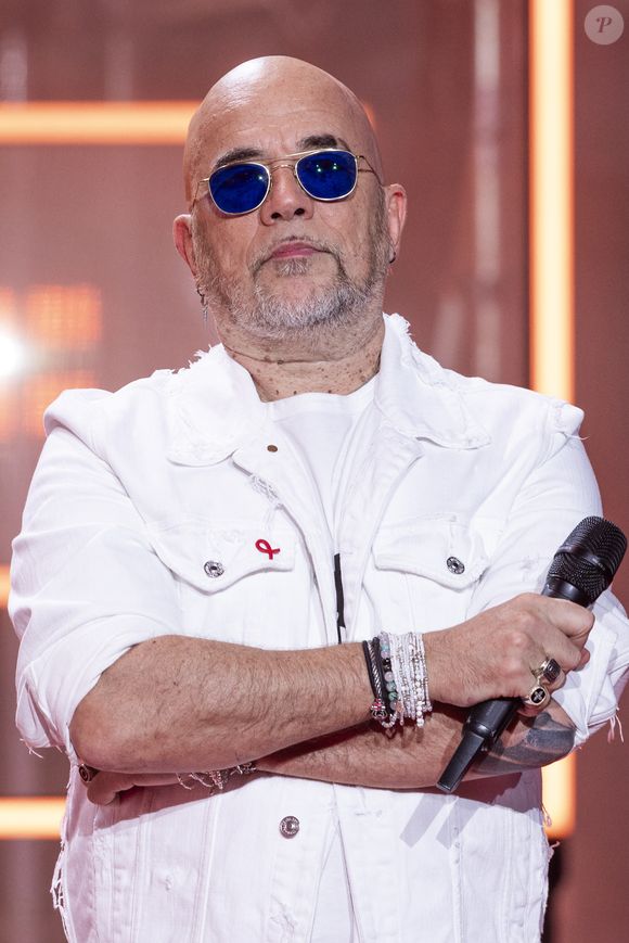 Exclusif - Pascal Obispo lors de l'enregistrement de la soirée "Les 30 ans du sidaction - la soirée événement" au Grand Rex à Paris diffusée le 23 mars 2024 sur France 2
© Cyril Moreau / Coadic Guirec / Bestimage