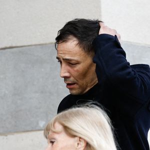 Steevy Boulay - Obsèques d'Isabelle Mergault à la Coupole du Père-Lachaise à Paris le 30 mars 2026. © Cyril Moreau - Dominique Jacovides / Bestimage