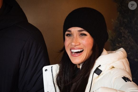 La duchesse de Sussex assiste aux Invictus Games 2025 à Whistler, Canada. Lundi 10 février 2025. Photo par Aaron Chown/PA Wire/ABACAPRESS.COM