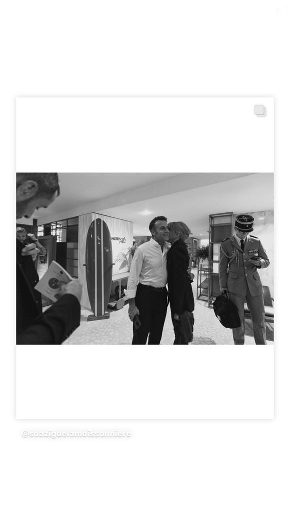 sur lesquels on voit la puissance de leur complicité

La photographe Soazig de la Moissonnière a dévoilé des clichés inédits du président Macron et de son épouse sur Instagram