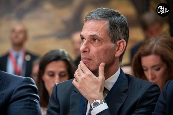 CEO of CMA-CGM group French Lebanese Rodolphe Saade attends the seventh "Choose France Summit", aiming to attract foreign investors to the country, at the Chateau de Versailles, outside Paris, on May 13, 2024. © Eliot Blondet/ Pool / Bestimage