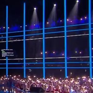 Helene Ségara sur le plateau de la Star Academy, 23 décembre 2023.