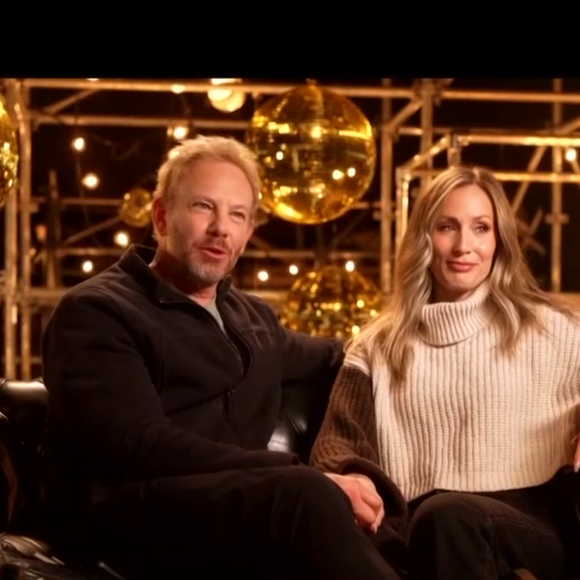 Ian Ziering et sa compagne dans Danse avec les stars, capture d'écran TF1