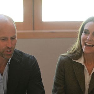Le Prince et la Princesse de Galles lors de leur visite des jardins nouvellement transformés du Natural History Museum à Londres, et rencontrent des enfants et des jeunes qui participent à des programmes d'apprentissage qui les mettent en contact avec la nature et stimulent la biodiversité dans les zones urbaines. Jeudi 4 septembre 2025. Photo par Eddie Mulholland/Daily Telegraph/PA Wire/ABACAPRESS.COM