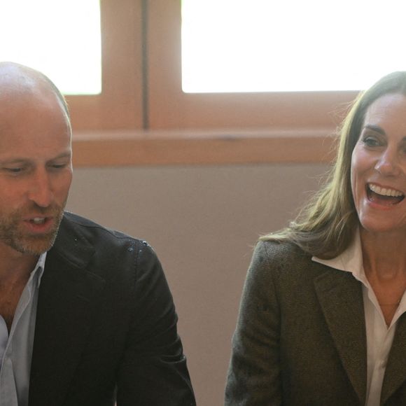 Le Prince et la Princesse de Galles lors de leur visite des jardins nouvellement transformés du Natural History Museum à Londres, et rencontrent des enfants et des jeunes qui participent à des programmes d'apprentissage qui les mettent en contact avec la nature et stimulent la biodiversité dans les zones urbaines. Jeudi 4 septembre 2025. Photo par Eddie Mulholland/Daily Telegraph/PA Wire/ABACAPRESS.COM