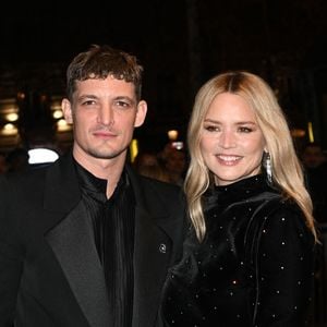 Niels Schneider et sa compagne Virginie Efira au Fouquet's après la 48ème cérémonie des César à Paris © Coadic Guirec / Bestimage