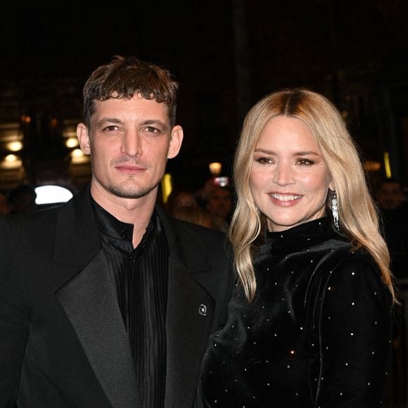 Niels Schneider et sa compagne Virginie Efira au Fouquet's après la 48ème cérémonie des César à Paris © Coadic Guirec / Bestimage