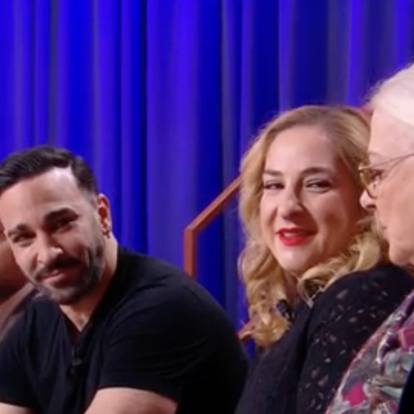 Adil Rami, Josiane Balasko et Marilou Berry sur le plateau de "Quelle Époque" le 17 janvier 2026 sur France 2