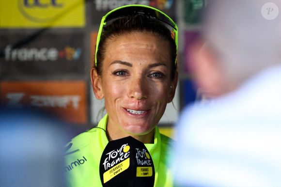 Pauline Ferrand Prevot / Visma lors de la 8ème étape du Tour de France féminin 2025 le 2 août 2025 à Saint-François-Longchamp , France. Photo by Stephane Pillaud/Icon Sport/ABACAPRESS.COM