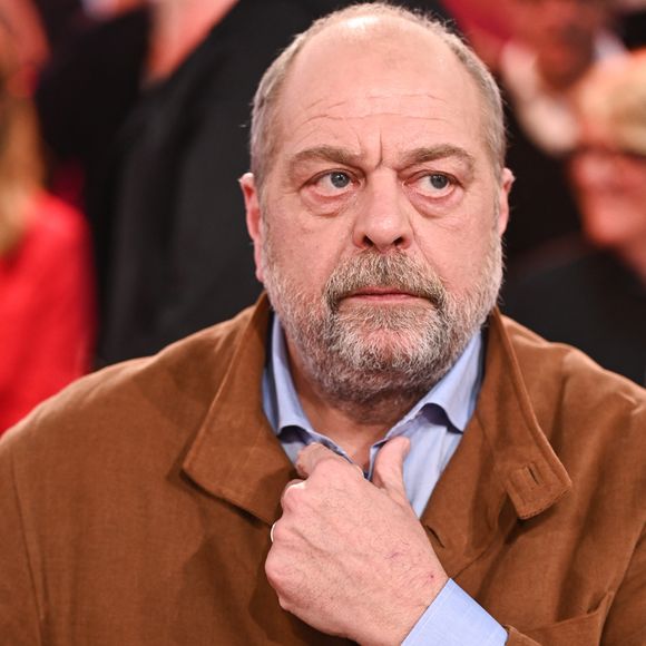 Exclusif - Eric Dupond-Moretti - Enregistrement de l'émission Vivement dimanche, le 4 mars 2025, présentée par Michel Drucker au studio Rive Gauche à Paris, diffusée le 16 mars sur France 3. 
© Guillaume Gaffiot / Bestimge