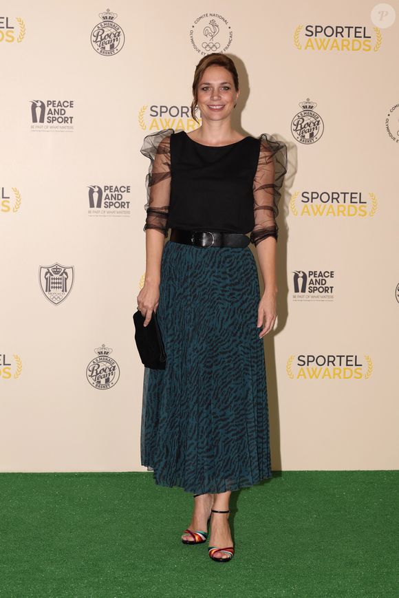 Nathalie Péchalat - Soirée des Sportel Awards au Grimaldi Forum à Monaco, le 24 octobre 2022. Placé sous la Présidence d’Honneur de S.A.S. le prince Albert II, SPORTEL Awards est une compétition internationale ayant pour but de récompenser les meilleures séquences sportives filmées de l’année écoulée. © Claudia Albuquerque/Bestimage