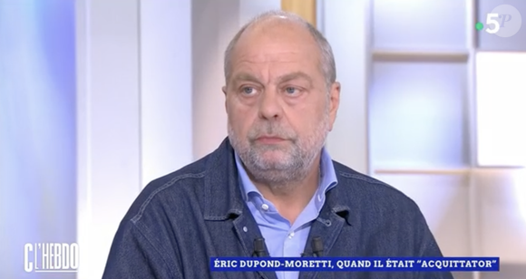 Eric Dupond Moretti dans "C l'hebdo", France 5, le 31 mai 2025.