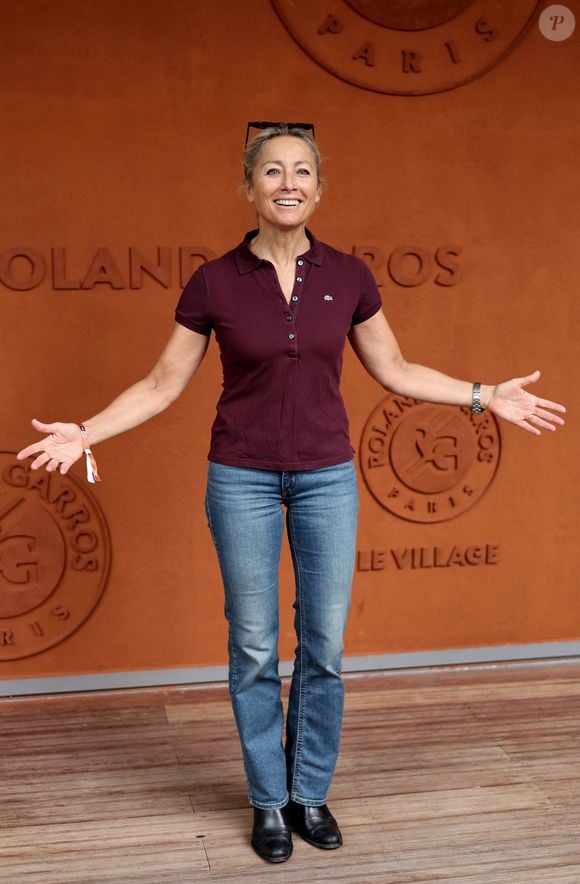 Anne-Sophie Lapix - Célébrités au village des Internationaux de France de tennis de Roland Garros 2024 à Paris le 2 juin 2024.

© Jacovides / Moreau / Bestimage