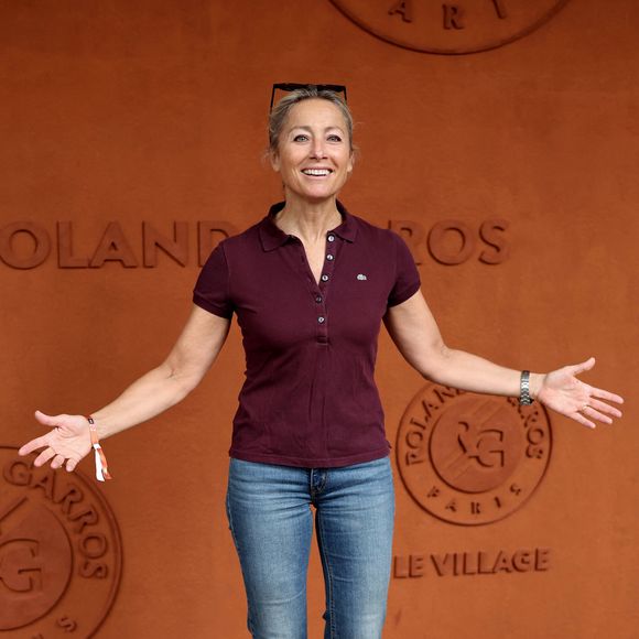 Anne-Sophie Lapix - Célébrités au village des Internationaux de France de tennis de Roland Garros 2024 à Paris le 2 juin 2024.

© Jacovides / Moreau / Bestimage