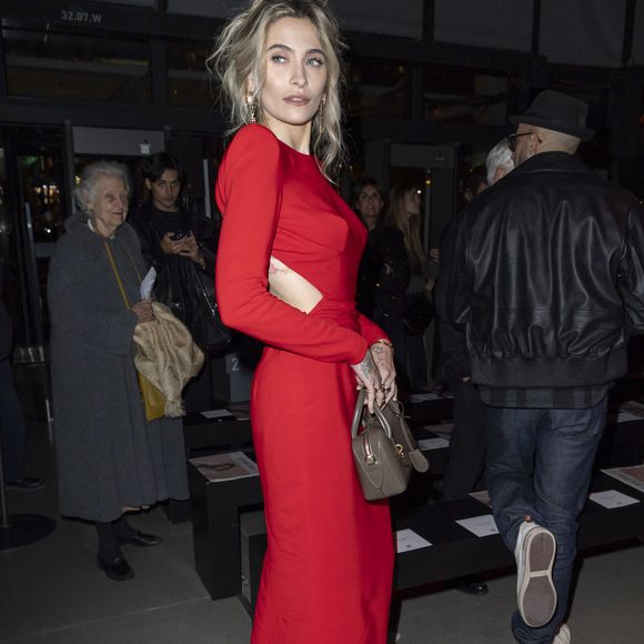 Paris Jackson – Front Raw du Défilé de mode Stella McCartney Collection Printemps-Été 2026 dans le cadre de la Fashion Week de Paris, France, le 30 septembre 2025. © Olivier Borde / Bestimage