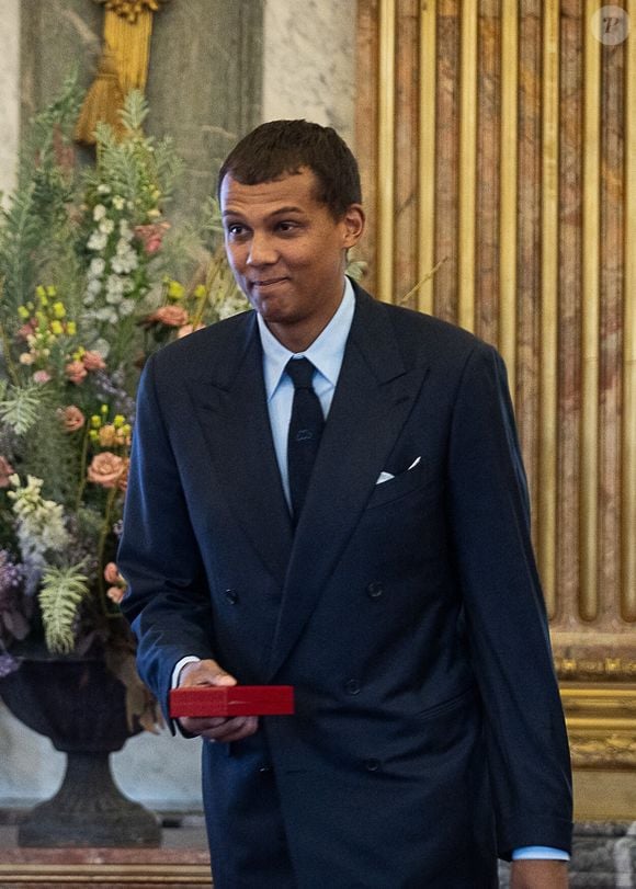 Stromae aka Paul Van Haver photographié lors d'une réception royale pour les personnes ayant reçu la grâce de la noblesse, le jeudi 21 novembre 2024, au Palais Royal à Bruxelles. Photo par ABACAPRESS.COM