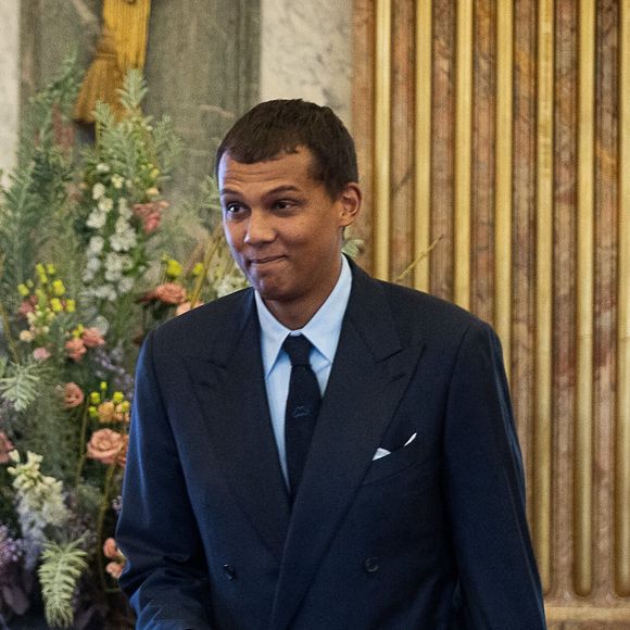 Stromae aka Paul Van Haver photographié lors d'une réception royale pour les personnes ayant reçu la grâce de la noblesse, le jeudi 21 novembre 2024, au Palais Royal à Bruxelles. Photo par ABACAPRESS.COM