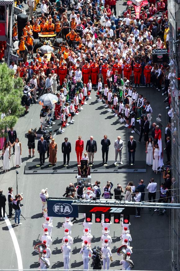 Le prince Albert II de Monaco et la princesse Charlène, Andrea Casiraghi, Bernard Arnault lors du Grand Prix de Formule 1 (F1) de Monaco Tag Heuer le 25 mai 2025. © Dante Badano / PsnewZ / Bestimage