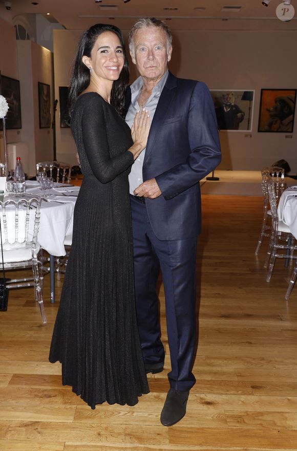 Exclusif - Danièle Dubosc et son mari Franck Dubosc - Personnalités à la 4ème édition du Dîner des Arts et de la Culture à Artcurial à Paris. Le 25 septembre 2024. © Christophe Aubert via Bestimage