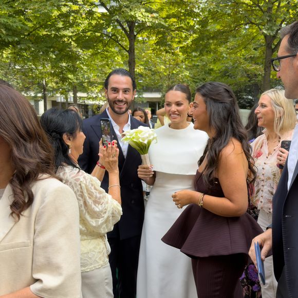 Des images exclusives partagées sur les réseaux sociaux de Thylane Blondeau dévoilent les coulisses de l'événement.

Arrivées au mariage civil de Thylane Blondeau et Benjamin Attal à la mairie du 16ème arrondissement de Paris le 29 juin 2026.

© Bestimage