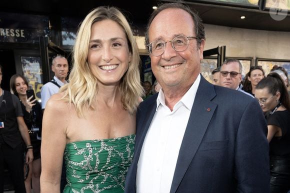 Julie Gayet et François Hollande assistent au 15e Festival du film francophone d'Angoulême. Photo by David Niviere/ABACAPRESS.COM