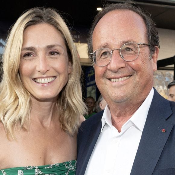 Julie Gayet et François Hollande assistent au 15e Festival du film francophone d'Angoulême. Photo by David Niviere/ABACAPRESS.COM