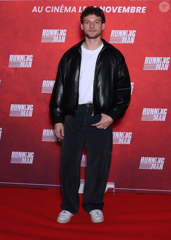 Théo P.  (Star Academy 2025) lors de la première de Running Man au cinéma UGC Ciné Cité Bercy à Paris le 3 novembre 2025.

© Denis Guignebourg / Bestimage