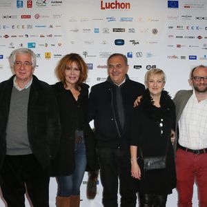 Le jury du festival de Luchon: Clémentine Célarié, Anne Loiret, Claire Keim, Frédéric Diefenthal, Eric Demarsan, Jean Nainchrik, Vincent Poymiro et Jacques Fansten - Soirée d'ouverture du 18ème Festival des créations télévisuelles de Luchon le 3 Février 2016. © Patrick Bernard/ Bestimage