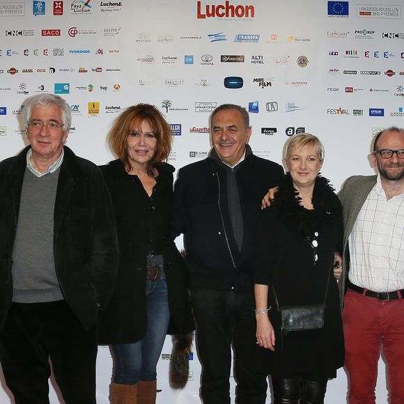 Le jury du festival de Luchon: Clémentine Célarié, Anne Loiret, Claire Keim, Frédéric Diefenthal, Eric Demarsan, Jean Nainchrik, Vincent Poymiro et Jacques Fansten - Soirée d'ouverture du 18ème Festival des créations télévisuelles de Luchon le 3 Février 2016. © Patrick Bernard/ Bestimage