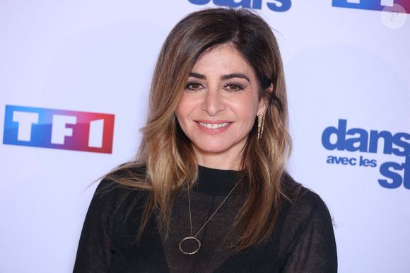 Julie Zenatti participe au photocall de Danse Avec Les Stars dans les studios de TF1 le 16 janvier 2025. Photo by Jerome Domine/ABACAPRESS.COM