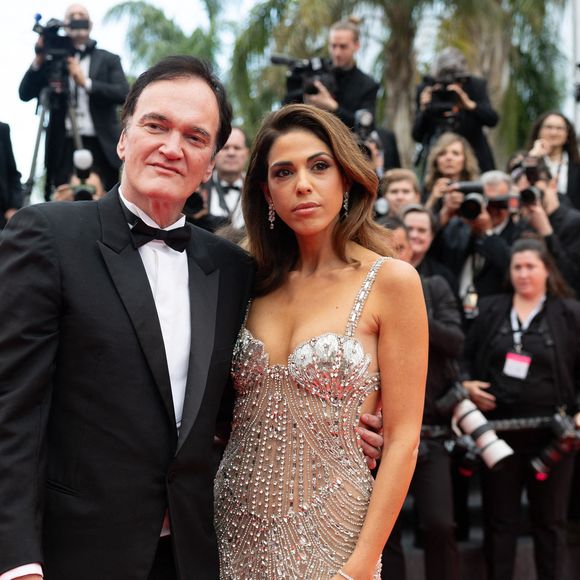 Quentin Tarantino et sa femme Daniella Tarantino - Montée des marches du film « Partir un jour » pour la cérémonie d’ouverture du 78ème Festival International du Film de Cannes, au Palais des Festivals à Cannes. Le 13 mai 2025
© Olivier Borde / Bestimage