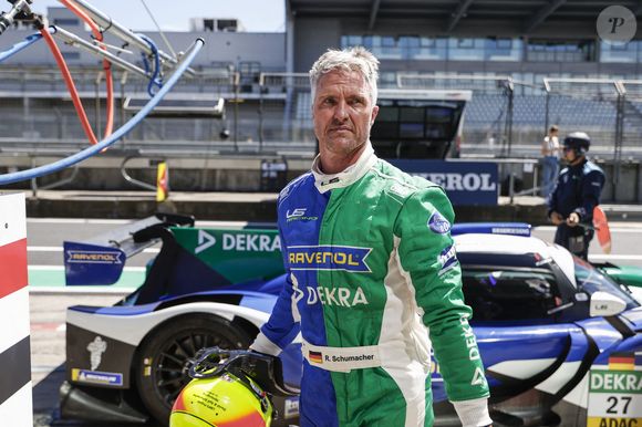 Ralf Schumacher (D), frère de M.Schumacher, lors de la coupe Prototype sur le Circuit automobile de Nürburg (Allemagne), le 16 août 2024. @API / BESTIMAGE