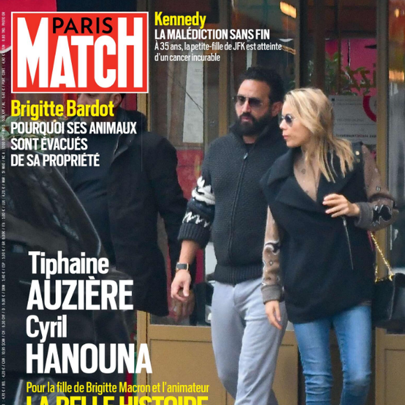 "Paris Match" apporte de nouvelles informations cette semaine

Cyril Hanouna et Tiphaine Auzière en couverture de "Paris Match", numéro du 4 décembre 2025.