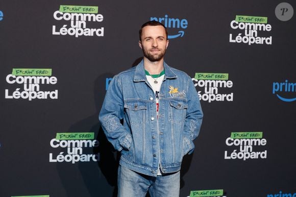 Squeezie (Lucas Hauchard) - Avant-première du documentaire "FCKIN' FRED Comme un léopard" au Grand Rex à Paris, France, le 22 février 2025. © Christophe Clovis / Bestimage