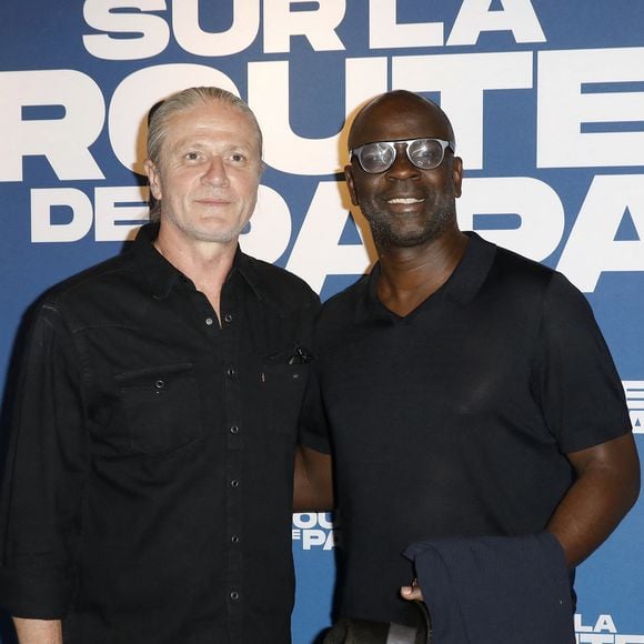 Emmanuel Petit, Lilian Thuram - Avant-Première "Sur la Route de Papa" UGC Bercy à Paris le 16 juin 2025. © Marc Ausset-Lacroix/Bestimage