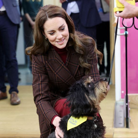 Un changement amorcé vraisemblablement dès ce début 2025.

La princesse de Galles rencontre Scout, un chien de thérapie, lors d'une visite à l'hôpital Royal Marsden, à Londres le mardi 14 janvier 2025. Photo by Chris Jackson/PA Wire/ABACAPRESS.COM