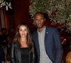 Sur les clichés, on peut voir Éric Abidal et Hayet l’un contre l’autre
Exclusif - Eric Abidal et sa femme Hayet au cocktail "Aftershow" dans le cadre du festival Marrakech du Rire 2016. Marrakech, le 4 juin 2016. © Bellak Rachid/Bestimage