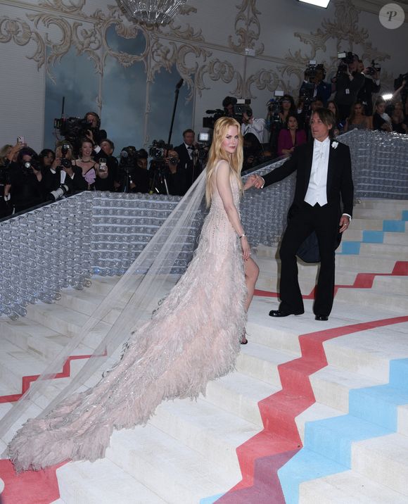 Nicole Kidman et Keith Urban - Les célébrités arrivent à la soirée du "MET Gala 2023" à New York, le 1er mai 2023. © Photo Image Press via Zuma Press/Bestimage