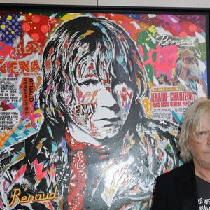 Exclusif - Le chanteur Renaud (Renaud Séchan) -  Vernissage de l'exposition "Renaud, Des mots et des images" qui se tiendra jusqu'au 14 septembre à la Mairie du 13ème à Paris le 5 septembre 2024. © Coadic Guirec/Bestimage