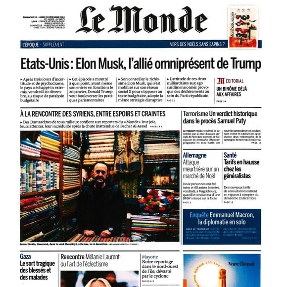 Les confidences de Mélanie Laurent à retrouver dans les pages du "Monde".