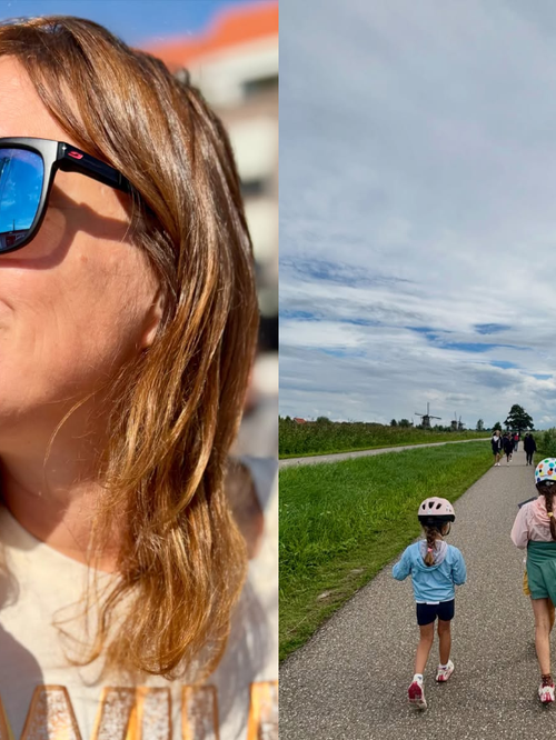 "+ de 300 km à travers la Hollande" : Nathalie Péchalat partage des images de son périple avec ses filles Jeanne et Alice, parfois semé d’embûches