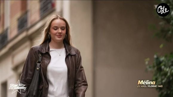 Mélina fait partie de la nouvelle promotion de la "Star Academy". Capture d'écran TF1