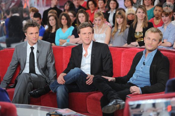 Marc François, Claude François Junior & Jeremie Renier - enregistrement de l'émission ' Vivement dimanche '

Guillaume Gaffiot/Bestimage