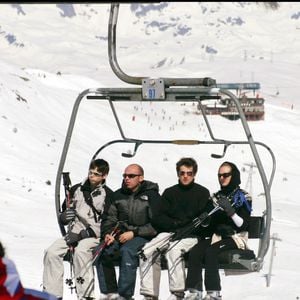 Guillaume Canet et Diane Kruger en vacances à Courchevel. 

©BestImage