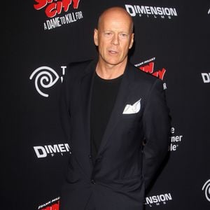 Bruce Willis à la première de "Sin City: A Dame To Kill For" au Théâtre "TCL" à Hollywood, le 19 aout 2014. © FAMEFLYNET / BESTIMAGE