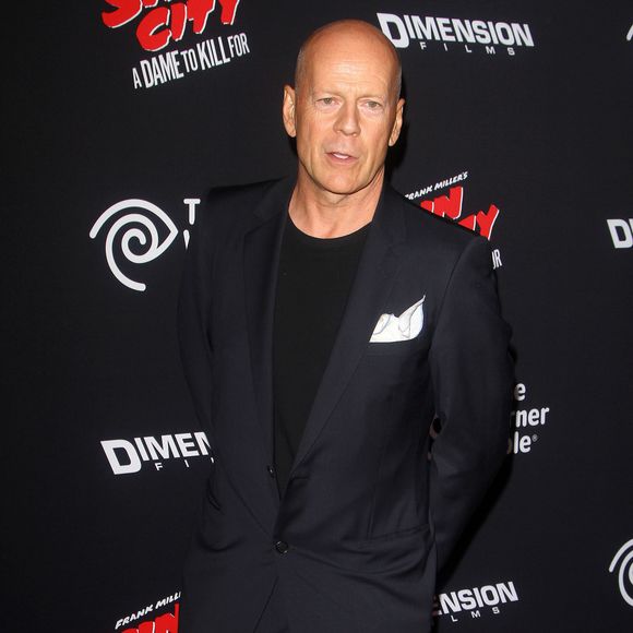 Bruce Willis à la première de "Sin City: A Dame To Kill For" au Théâtre "TCL" à Hollywood, le 19 aout 2014. © FAMEFLYNET / BESTIMAGE